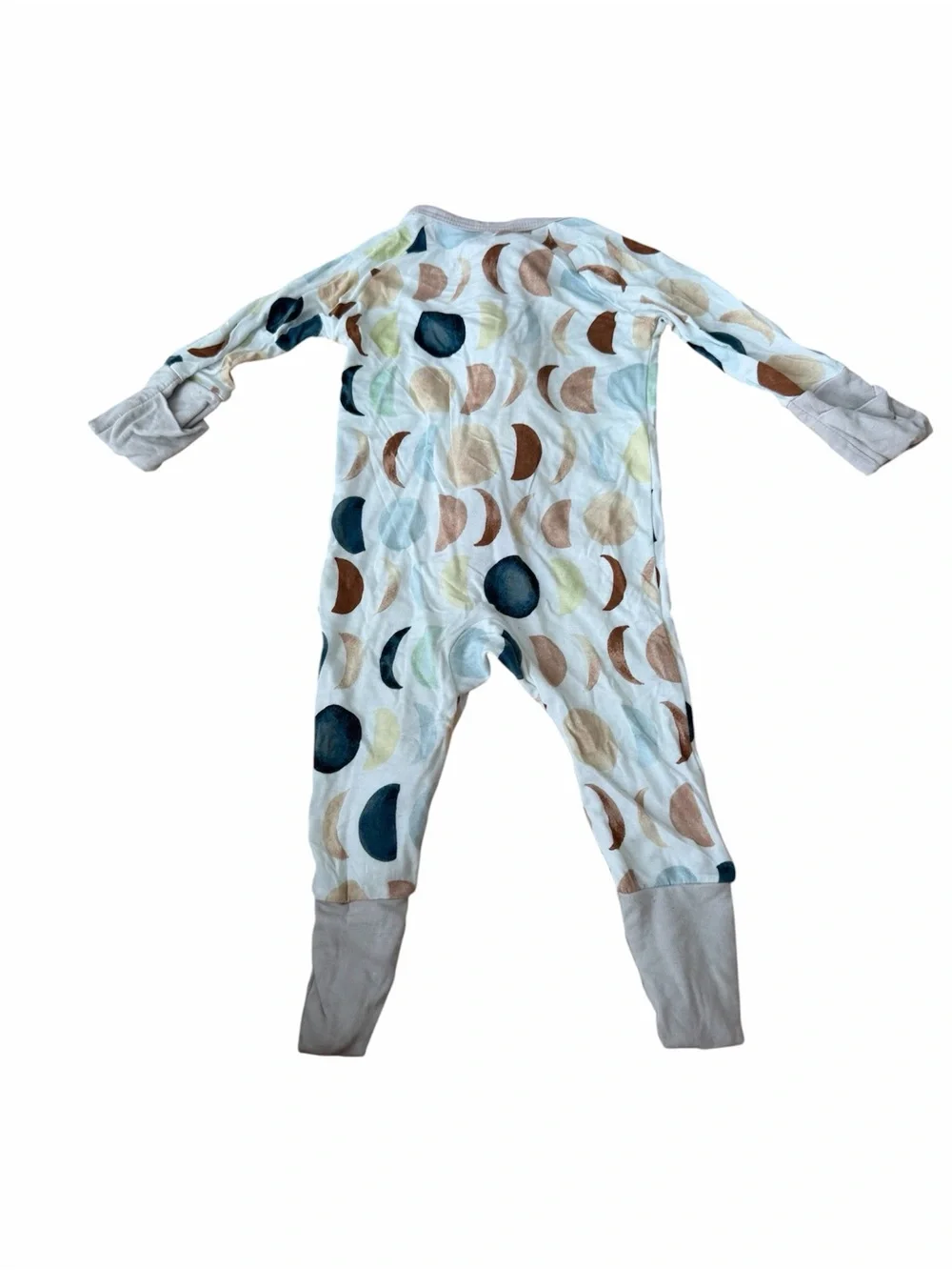 Little Sleepies Newborn Bamboo Zippy Pajamas LunaLuxe Moon Print One Piece Sleep